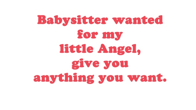 Babysitter-wanted